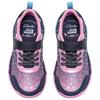 CLARKS GIRLS STRAP TRAINER - NAVY PINK